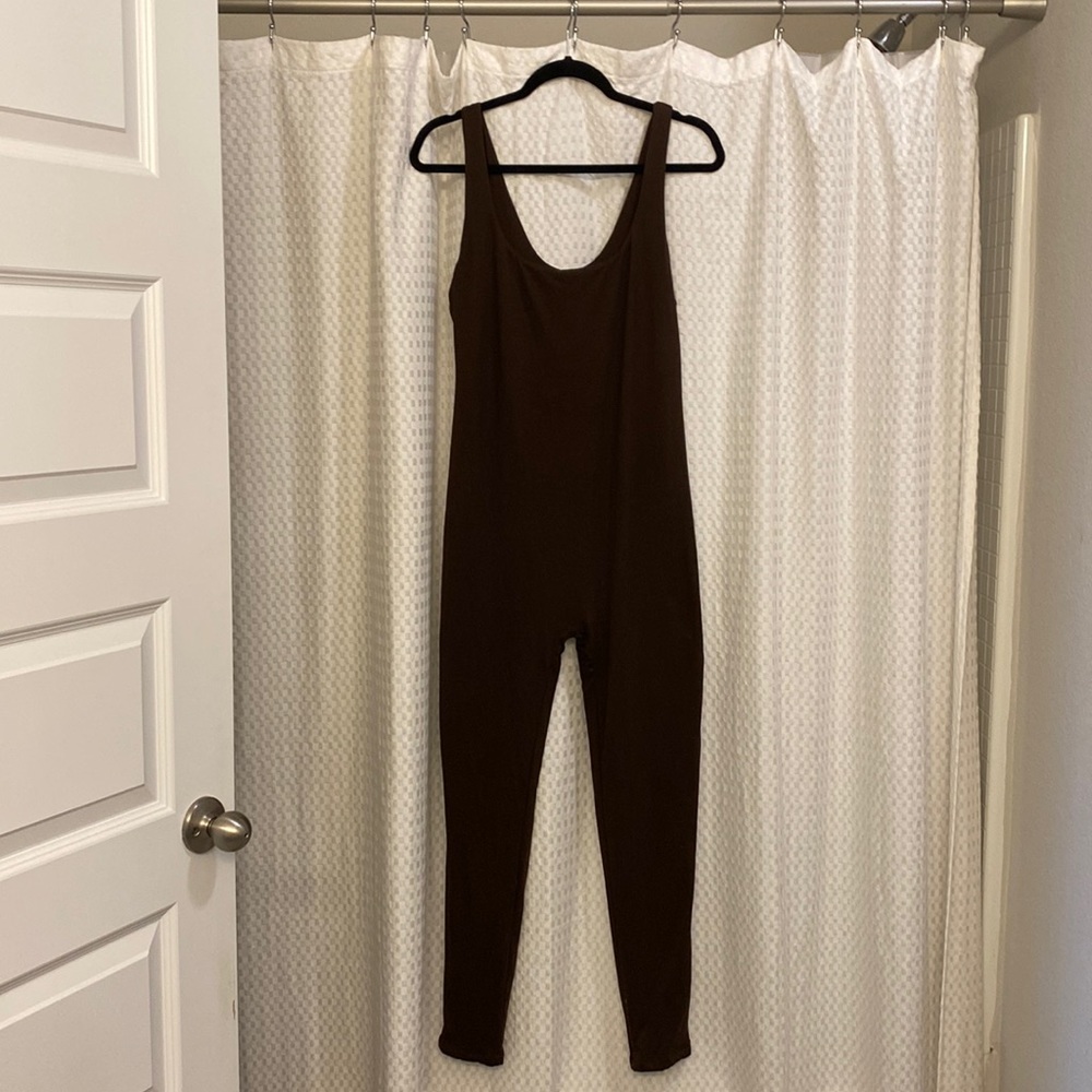 The Lucy Bumpsuit in Chocolate
